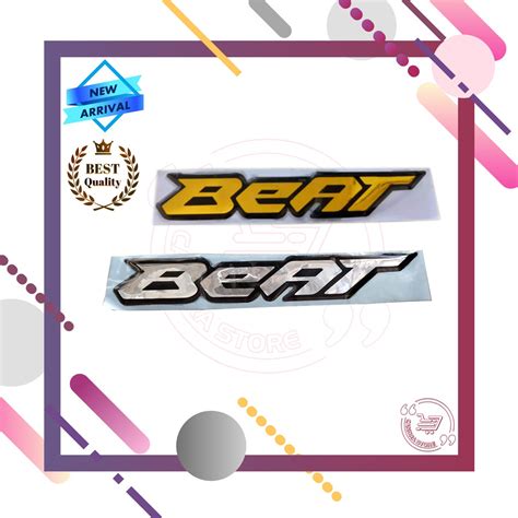 Jual Stiker Beat Emblem Honda Emblem Beat Stiker Timbul Stiker Emblem