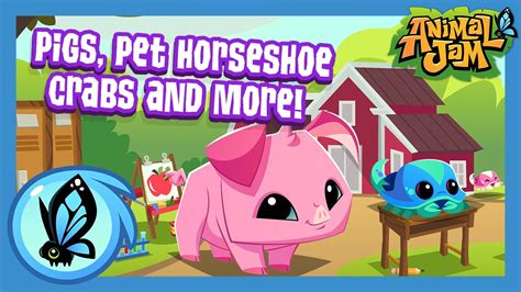 Pigs Horseshoe Crabs And More Animal Jam Youtube