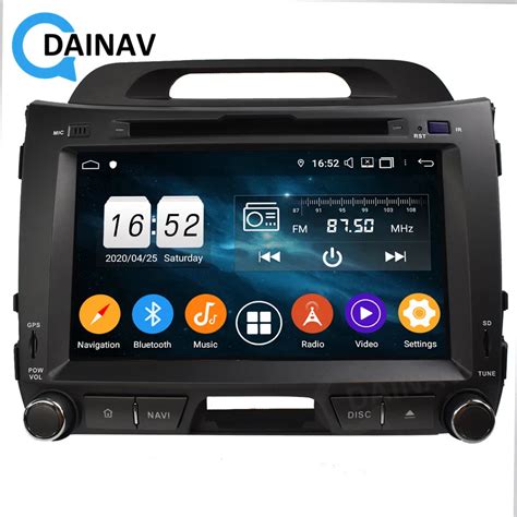 Din Stereo Receiver Car Gps Navigation Multimedia Dvd Player For Kia