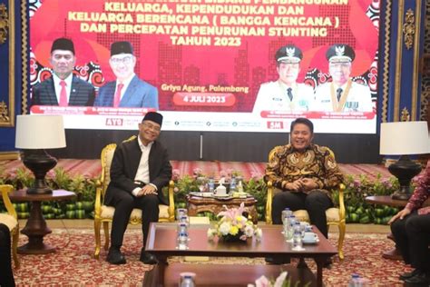 Kepala BKKBN Sebut Sumsel Bisa Jadi Contoh Percepatan Penurunan