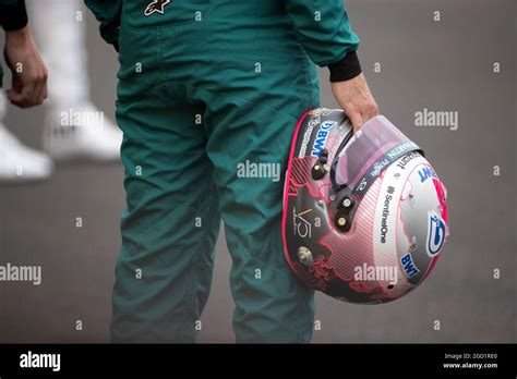 The Helmet Of Sebastian Vettel Ger Aston Martin F1 Team 2022 Car