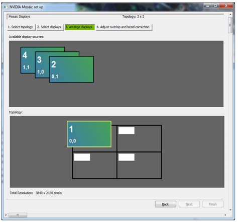 How to setup MOSAIC using NVIDIA control panel – NVIDIA