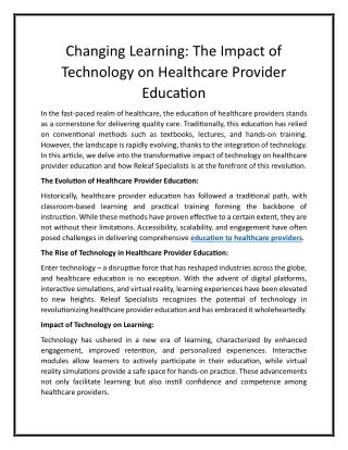 Ppt The Impact Of Telemedicine On Modern Healthcare Systems