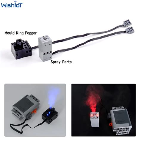 Simulation Light Spray Smoking Electric Exhaust Parts Compatible With