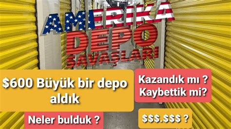 Amerika Depo Sava Lar B Y K Bir Depo Ald K Neler Bulduk