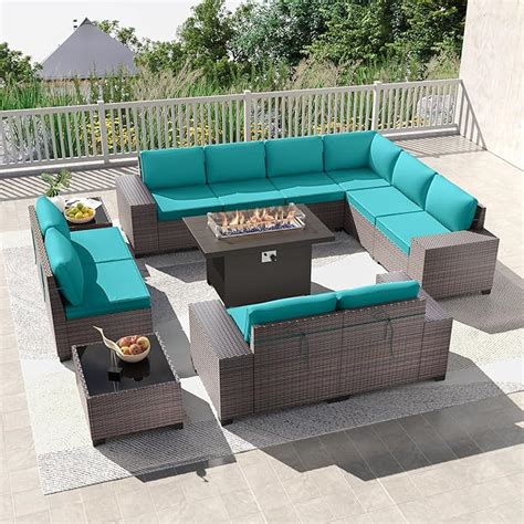 Amazon Kullavik 13PCS Outdoor Patio Furniture Set With 43