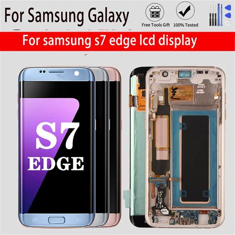 Super Amoled Lcd For Samsung Galaxy S7 Edge G935 G935f Sm G935fd Lcd Display Touch Screen