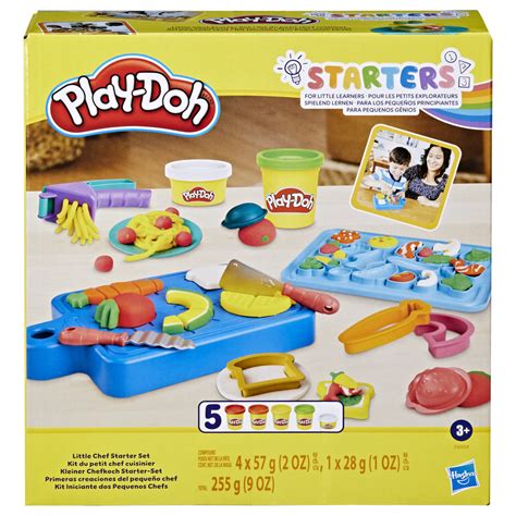 Play-Doh Little Chef Starter Set with 14 Play Kitchen Accessories ...