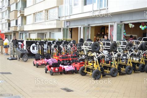 Ostend Beach City Attractions In Autumn Stock Photo - Download Image ...