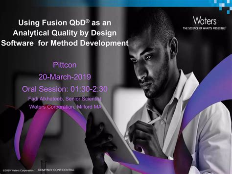 Using Fusion Qbd As An Analytical Quality By Design Software For Method