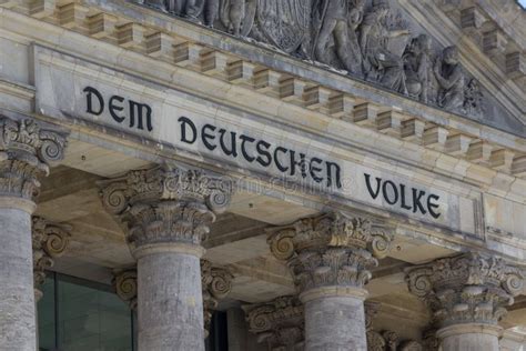 Detalle Del Reichstag Foto De Archivo Imagen De Palacio