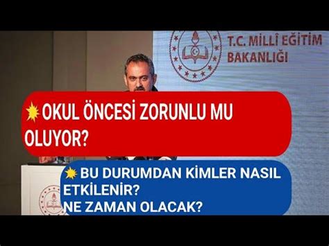 Okul Öncesi Eğitim Zorunlu Olması Ne Demek Atamalar Nasıl Şekillenir