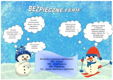 Bezpieczne Ferie Zimowe