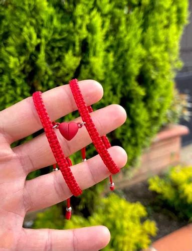 Pulseras De Imán Corazón Novios Parejas Manillas Magnéticas En Venta En