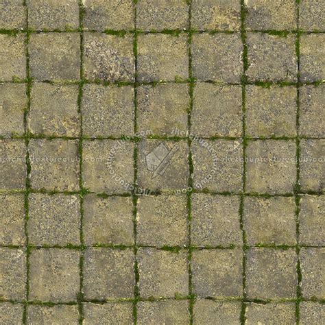 Concrete Paving Outdoor Damaged Texture Seamless 05481