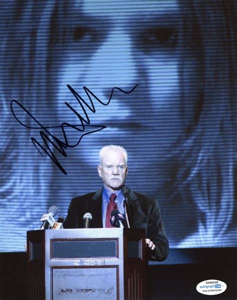 Malcolm Mcdowell Halloween Signed Autograph 8x10 Photo Acoa Outlaw