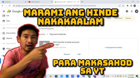 Paano Magset Up Ng Bank Details Sa Adsense Tutorial