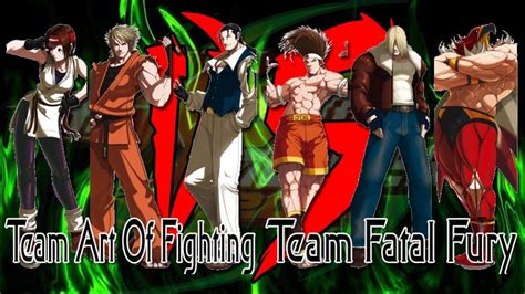 Kof Team Art Of Fighting Vs Team Fatal Fury Neo Admx Youtube