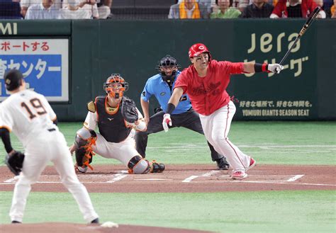 【広島】末包昇大が初回に先制2点二塁打！3連戦3連勝なら優勝マジック30点灯の首位攻防初戦 スポーツ報知