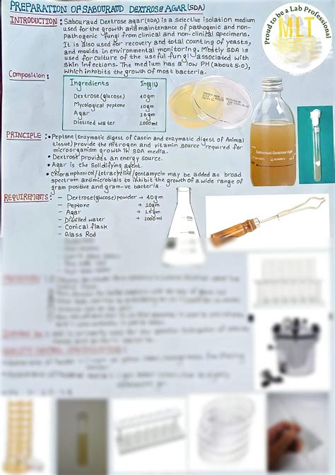 Solution Preparation Of Sabouraud Dextrose Agar Sda Songs Studypool