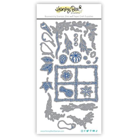 Lovely Layers Seasonal Frame Honey Cuts Honey Bee Stamps