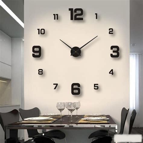 Reloj Pared Grandes Originales S La Hora Diy Clock Wall 3d Wall