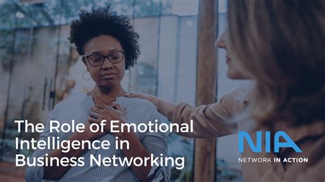 The Role Of Emotional Intelligence In Business Networking