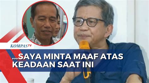 Usai Hina Presiden Jokowi Rocky Gerung Minta Maaf Bikin Gaduh Dan