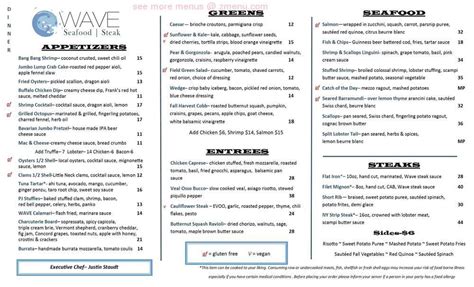 Menu At Ferryman S Grille Restaurant Port Jefferson