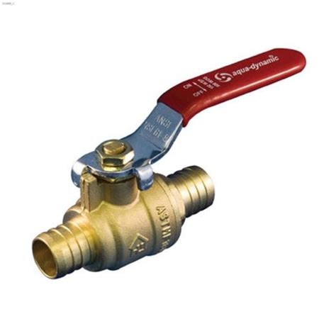 Aqua Dynamic 3 4 Forged Brass PEX Full Port Ball Valve