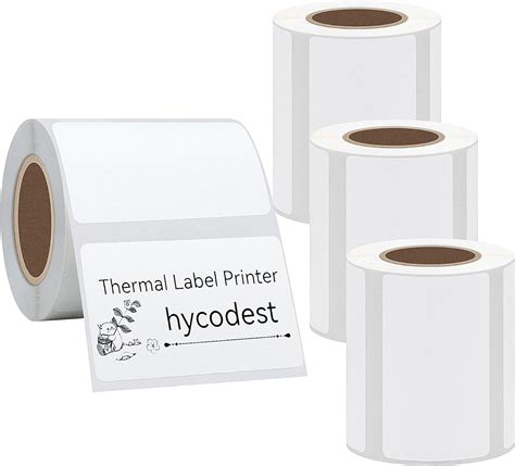 Amazon Hycodest Thermal Printing Paper Rolls 50x30 Mm 200 Pcs Fit