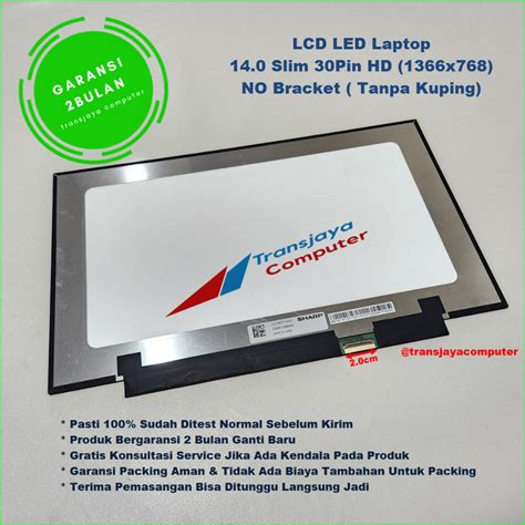 Layar หนาจอ Lcd LED Lenovo Ideapad Slim 1 14AMN7 14IGL7 14ADA7