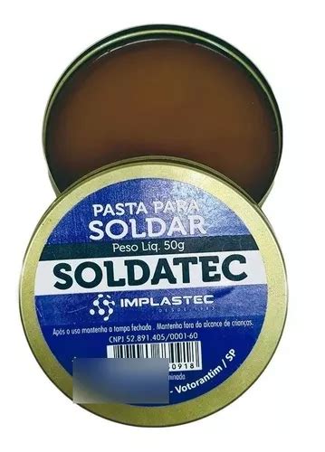 Pasta Para Soldar Soldatec Gramas Implastec N O Condutiva Mercadolivre