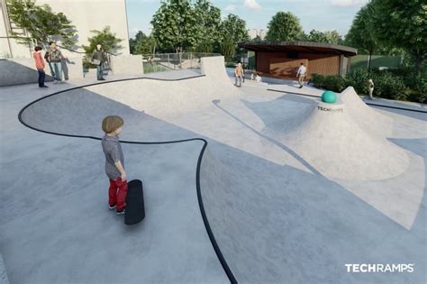 Skatepark W Radziechowach Ju Si Buduje News Projektowanie I