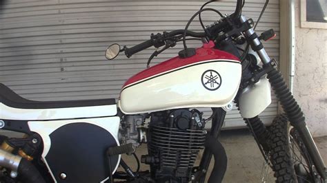 Custom Bare Bone Rides 1979 Yamaha Xt500 Street Tracker Build Fired Up And Running Youtube