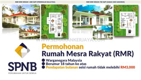 Rumah Mesra Rakyat SPNB Permohonan Rumah Mesra Rakyat 2021 Online