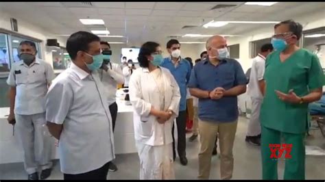 New Delhi Arvind Kejriwal Manish Sisodia Visit Plasma Bank At Ilbs