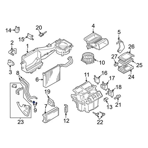 Audi Oe E Hvac Heater Hose Outlet Tube Seal Kit