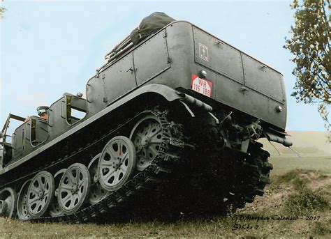 SdKfz 7 Rear Colorized George Murphey Flickr