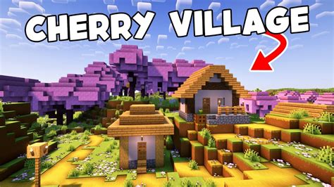 Best Minecraft Seed Cherry Blossom Village God Seed Youtube