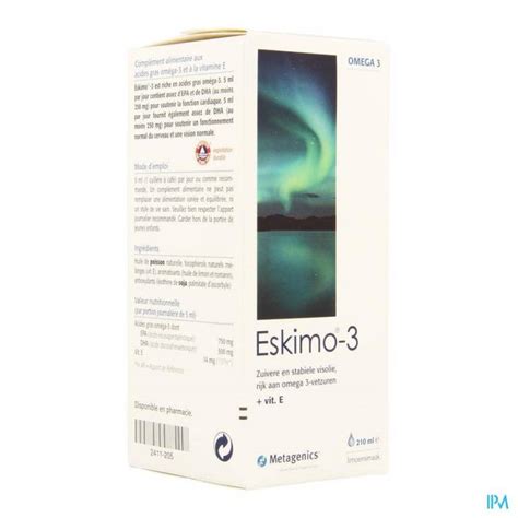 Eskimo Ml Metagenics Online Apotheek In Belgi Pharmazone