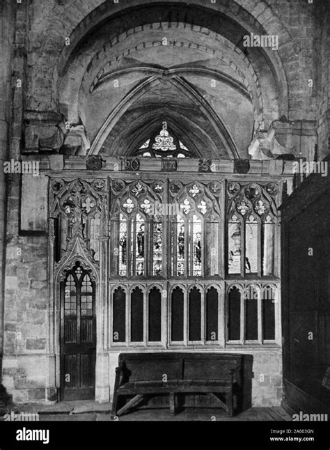 Photographic Print Showing The Interior Of Winchester Cathedral A