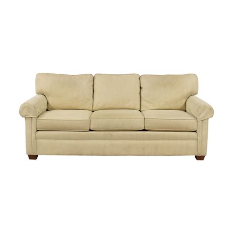 Ethan Allen Three Cushion Sofa Off Kaiyo