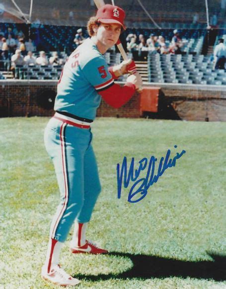 AUTOGRAPHED MIKE PHILLIPS 8x10 St Louis Cardinals Photo Main Line