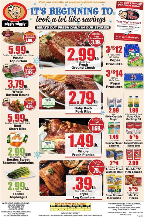 Piggly Wiggly Weekly Ad Nov Dec Weeklyads