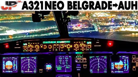 Wizz Air Airbus A321neo Belgrade To Abu Dhabi Pilot A321neo Cockpit