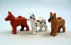 LEGO DOGS ~ THREE DOG LOT Minifigure Animal Pet Shepherd Dalmatian ...