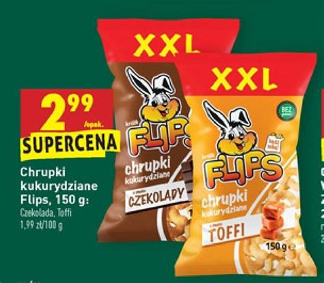 Promocja Chrupki Kukurydziane Flips 150g W Biedronka