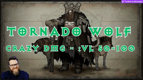 NEW BEST DMG Druid Build Tornado Wolf LVL 50 100 DIABLO 4 YouTube