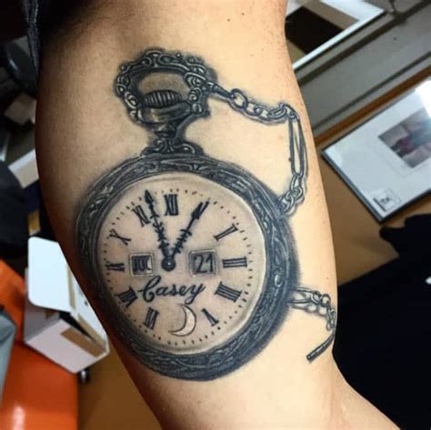 200 Inspirational Pocket Watch Tattoo Ideas